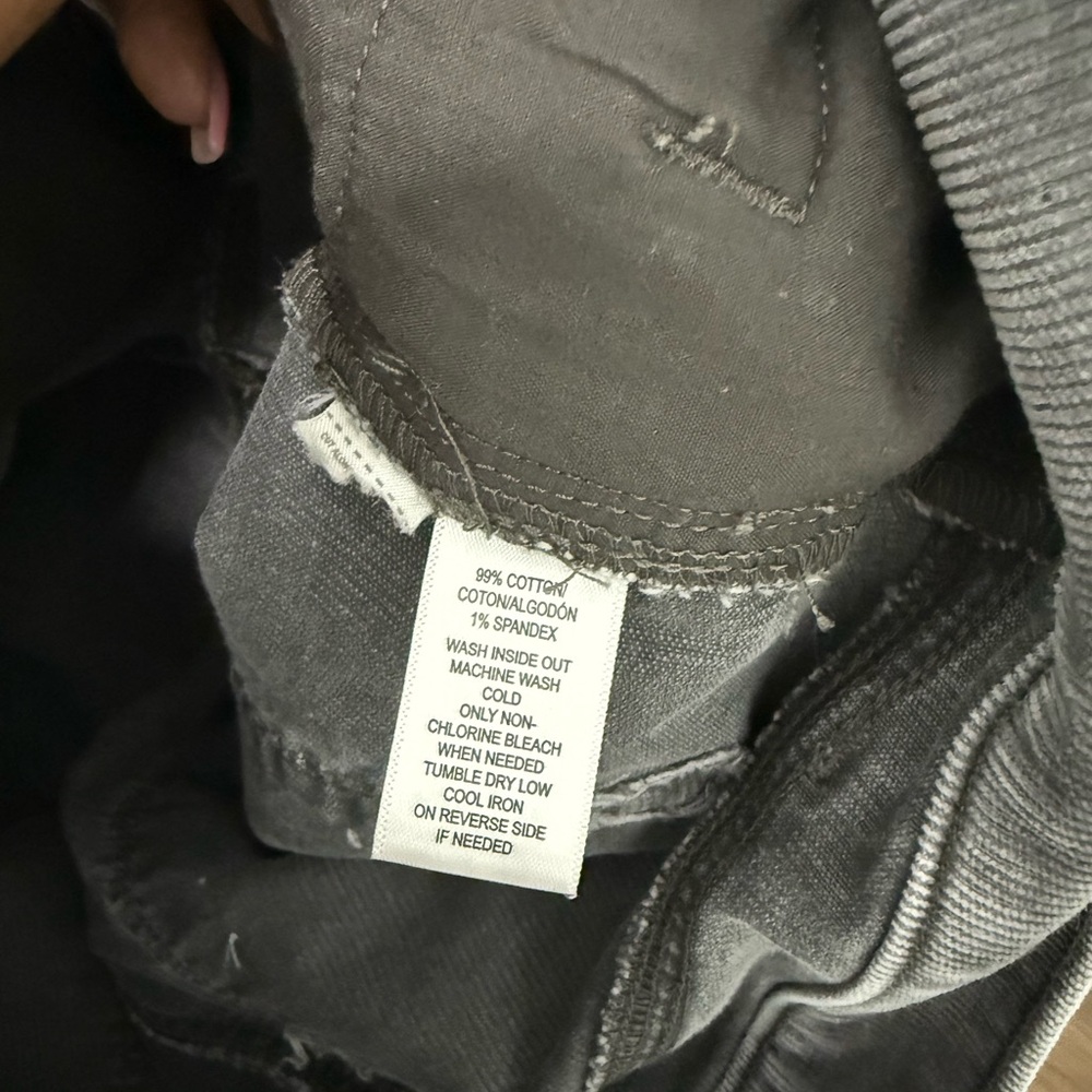 LOFT Ann Taylor Modern Skinny Ankle Corduroy Pants Gray Size 8 29 - Picture 9 of 9